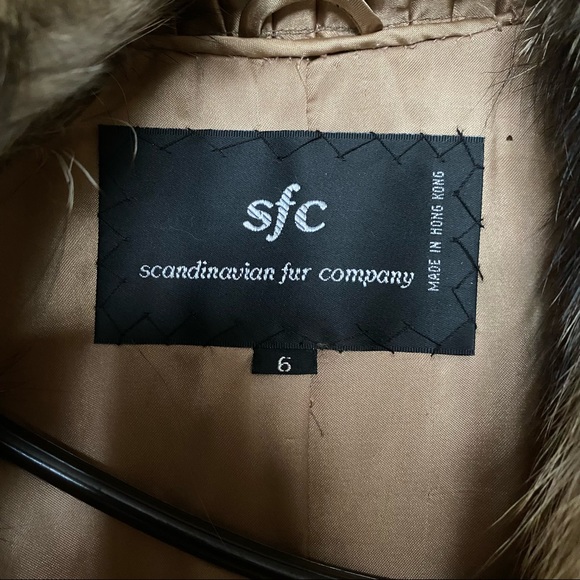 Vintage Scandinavian Fur Company Authentic Raccoon Coat - Picture 2 of 6